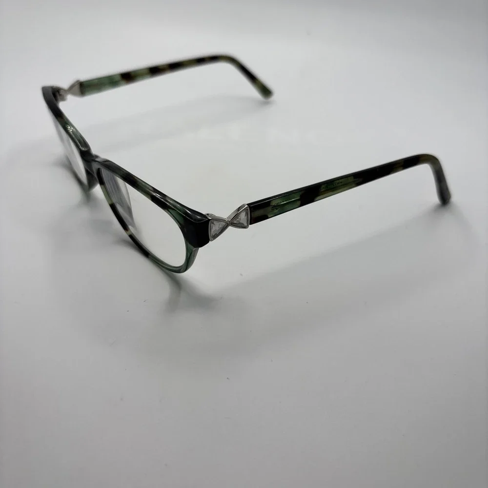 Ted Baker B711 GRN 52-15-140 Green Tortoise Full Rim Eyeglasses Frame w/case